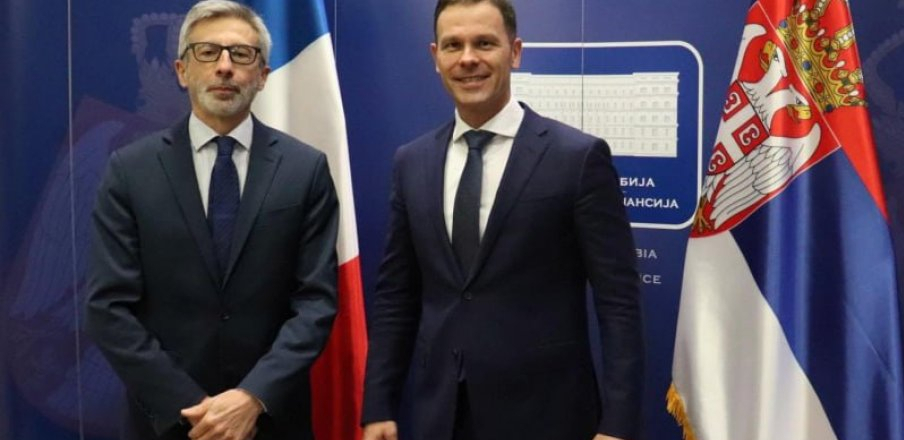 ZAJEDNIČKI PROJEKTI DVE DRŽAVE: Siniša Mali se sastao sa novim ambasadorom Francuske Pjerom Košarom