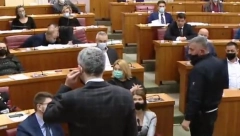 OPŠTI HAOS MEĐU HRVATSKIM POSLANICIMA Sabor proključao: "To reci Milanoviću, kukavico jedna"