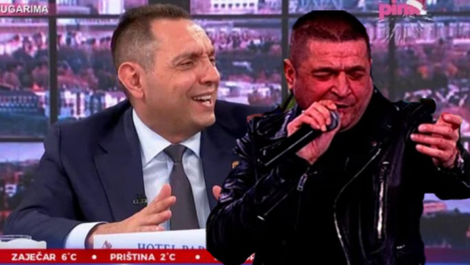 VULIN I JOVANA JEREMIĆ U EUFORIJI Ministar zapevao hitove Baje Malog Knindže za Novu godinu (VIDEO)