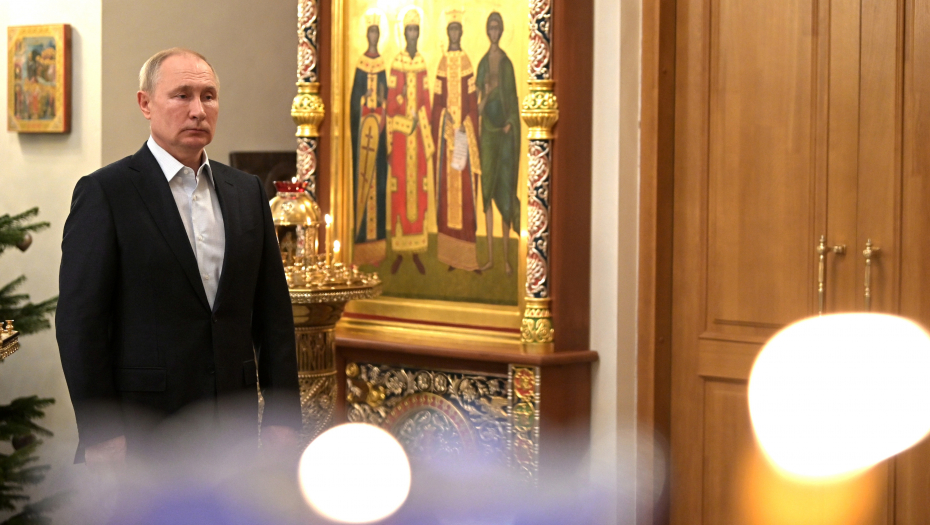 PUTIN ČESTITAO BOŽIĆ Poruka svim pravoslavnim hrišćanima odjekuje planetom