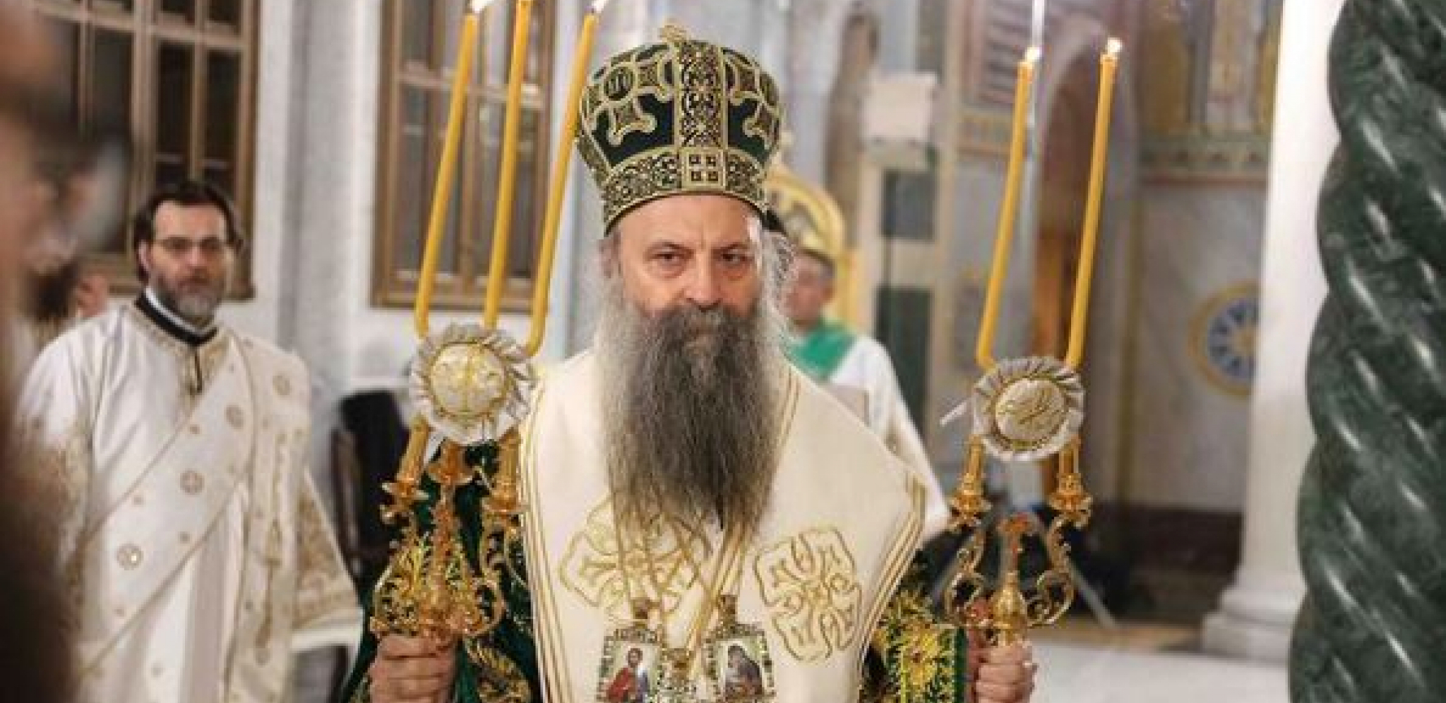 Patrijarh Porfirije osveštao hram apostola Petra i Pavla u Smiljanu (VIDEO)