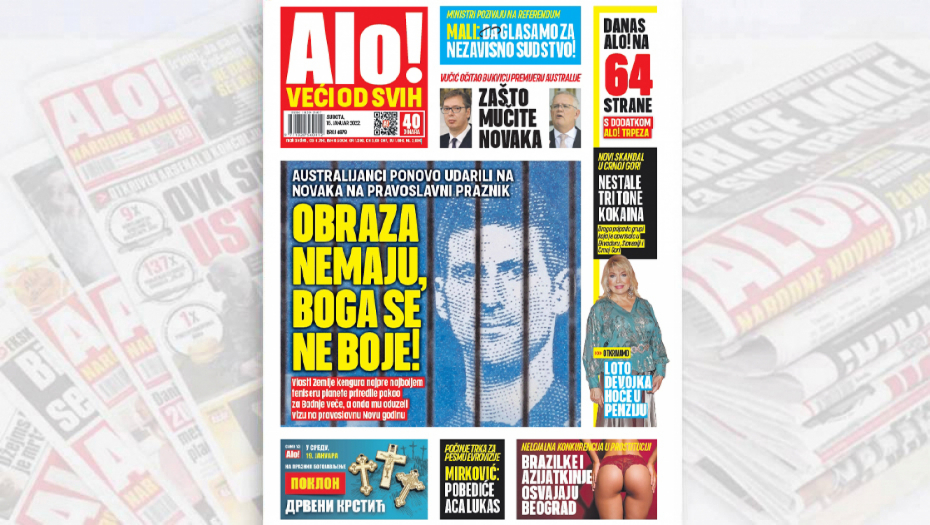 OBRAZA NEMAJU, BOGA SE NE BOJE! Australijanci udarili na Novaka na veliki pravoslavni praznik