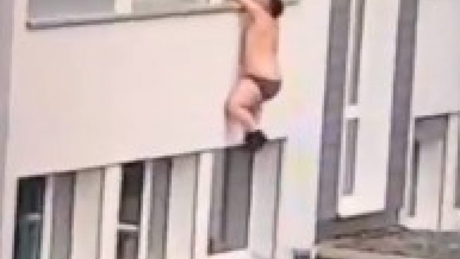 POŠAO U ŠVALERACIJU, PA MORAO DA BEŽI KROZ PROZOR Razbio se kao lubenica, posledice katastrofa! (VIDEO)