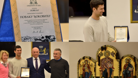 ĐOKOVIĆ POSTAO POČASNI GRAĐANIN! Novak dobio posebno priznanje od gradonačelnika Budve! (VIDEO)