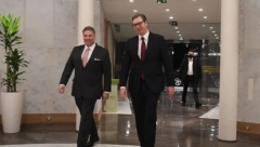 PREDSEDNIK VUČIĆ SA ESKOBAROM Važni razgovori!