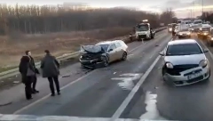 TEŠKA SAOBRAĆAJNA NESREĆA NA PUTU BEOGRAD-PANČEVO! Na licu mesta policija i Hitna pomoć (VIDEO)