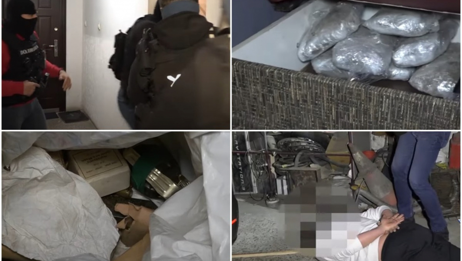 ZAPLENJENA VELIKA KOLIČINA DROGE I ORUŽJA U BEOGRADU Pogledajte policijsku akciju hapšenja dilera (FOTO/VIDEO)