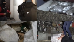 ZAPLENJENA VELIKA KOLIČINA DROGE I ORUŽJA U BEOGRADU Pogledajte policijsku akciju hapšenja dilera (FOTO/VIDEO)