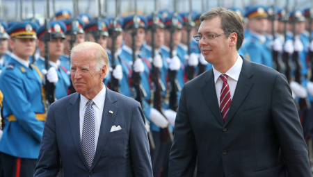 DŽOZEF BAJDEN ČESTITAO VUČIĆU Uveren sam da možemo da unapredimo bliske veze i zajedničke interese naše dve zemlje!