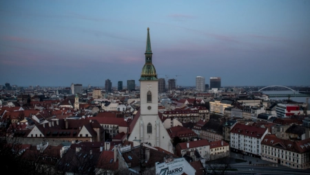 U Bratislavi održan skup podrške Rusiji i protiv vojne saradnje sa Amerikom