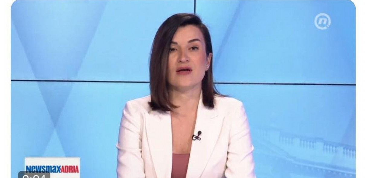 OBUĆINA IZGLEDA NIJE POPILA KAFU SA ĐILASOM PRE EMISIJE Voditeljka poželela da bude politički analitičar, ali za to joj je potreban organ koji nema