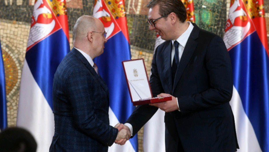 SRETENJSKI ORDEN KOMPANIJI "BORBA" Jorgić: Velika je čast i priznanje za nas kao instituciju dobiti ovo odličje!