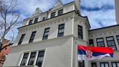 ODRŽAN PRAZNIČNI PRIJEM U AMBASADI SRBIJE U SAD Đurić: Na izmaku još jedna godina sjajne saradnje, novih partnerstava i planova