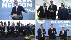 PREDSEDNIK VUČIĆ U KRAGUJEVCU Živim za dan kada će Srbija imati još više ovakvih kompanija (FOTO/VIDEO)
