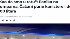 JEZIVA RETORIKA ĐILASOVIH MEDIJA Lažima zastrašuju narod i veštački stvaraju paniku (FOTO)