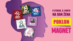 POKLON Alo! vam daruje osmomartovski magnet