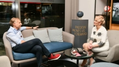 NA KAFI O KULTURI I GLUMI Ministarka Natalija Trivić razgovarala sa poznatim glumcem i TV voditeljom Milanom Kalinićem