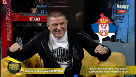 NE DAJ SE, SRBINE MOJ! Baja Mali Knindža napravio šou u uživo programu, a onda zapevao hit za braću sa Kosova i Metohije