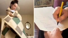ĆERKA JOVANA MEMEDOVIĆA POHVALILA SE KAPUTOM KAKAV JOŠ NIKO NEMA Zlatne ruke Mašine bake su od starog ćebeta napravile čudo! (FOTO/VIDEO)
