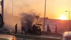 ZAPALJENO VOZILO U ZVEČANU Vlasnik Srbin