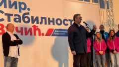 DOBIĆE KURTI... Vučić zagrmeo na mitingu i poslao poruku Prištini