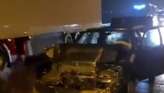 AUTOMOBIL POTPUNO SMRSKAN! Bivši zadrugar doživeo stravičnu saobraćajku, objavljen snimak sa lica mesta! (VIDEO)