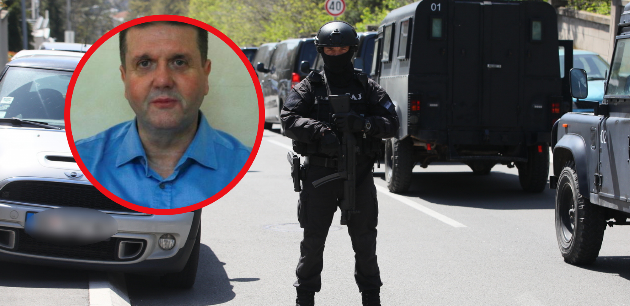 ALO! ISPRED KUĆE DARKA ŠARIĆA Policajci sa dugim cevima oko luksuzne vile, 10 vozila SAJ i Hitna pomoć (FOTO/VIDEO)