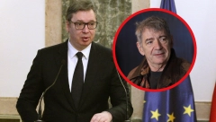 VUČIĆ O NAPADIMA NA MIKIJA MANOJLOVIĆA Ponosan sam što je govorio slobodno i beskrajno mu hvala na hrabrosti