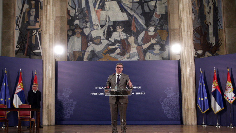 SASTAJU SE VUČIĆ I ŠOLC Predsednik Srbije i nemački kancelar o najvažnijim pitanjima