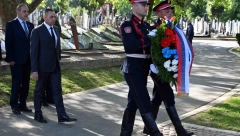 DAN POBEDE NAD FAŠIZMOM Šetnja "Besmrtnog puka" do Groblja oslobodilaca Beograda (FOTO)