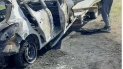 JOŠ JEDAN AUTOMOBIL IZGOREO NA SRPSKIM PUTEVIMA Od njega ostalo ništa (FOTO)