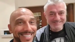 NEKADA SU BILI "NEPRIJATELJI" NA TERENU, A SAD ZAJEDNO PIJU PIVO Danilović u svom domu ugostio velikog rivala (VIDEO)