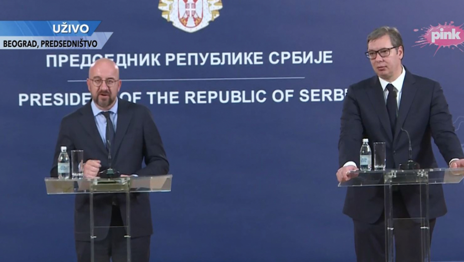 PREDSEDNIK SRBIJE SA PRVIM ČOVEKOM EVROPSKOG SAVETA Upoznao sam predsednika Mišela sa našim stavom prema Rusiji (VIDEO)