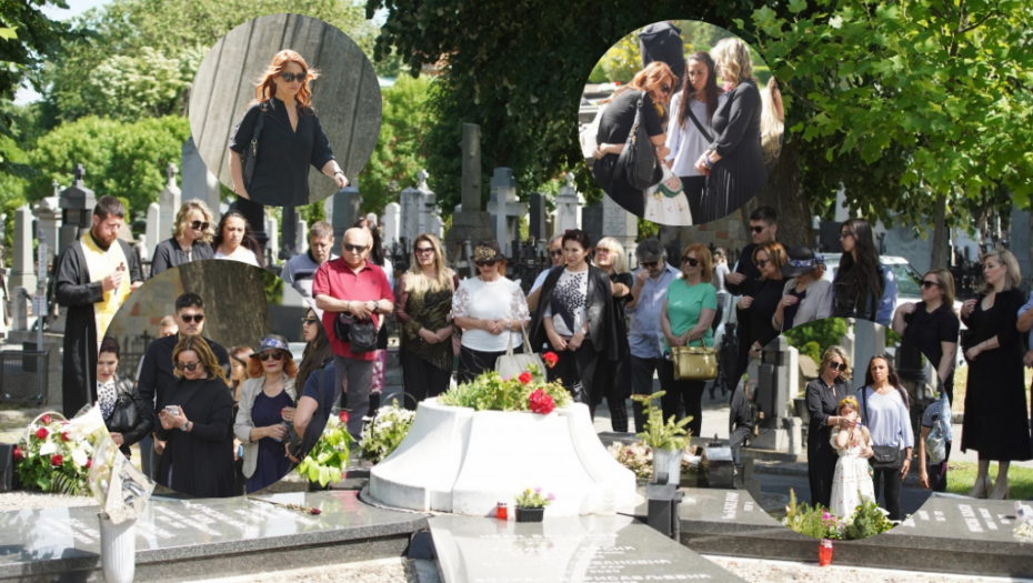 PRIZORI KIDAJU DUŠU Uplakana Milica grli ćerku i jeca nad majčinim grobom, a evo zašto se treća naslednica Merime Njegomir nije pojavila (FOTO)