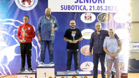 U Subotici održano 91. Prvenstvo Srbije u rvanju grčko-rimskim stilom za seniore