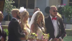 ODRIČEM SE SVEGA, POSTAJEM CARICA Dalila i Filip izgovorili sudbonosno da, Dejan guta knedle tokom ceremonije venčanja