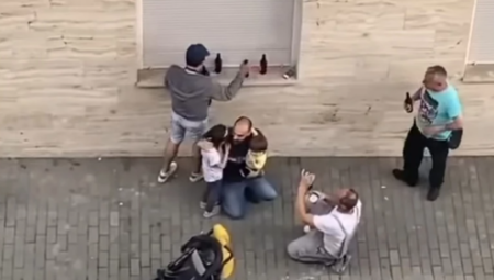 SNIMAK KOJI JE ZGROZIO CELU SRBIJU Uhapšen pijani muškarac koji maltretira decu!