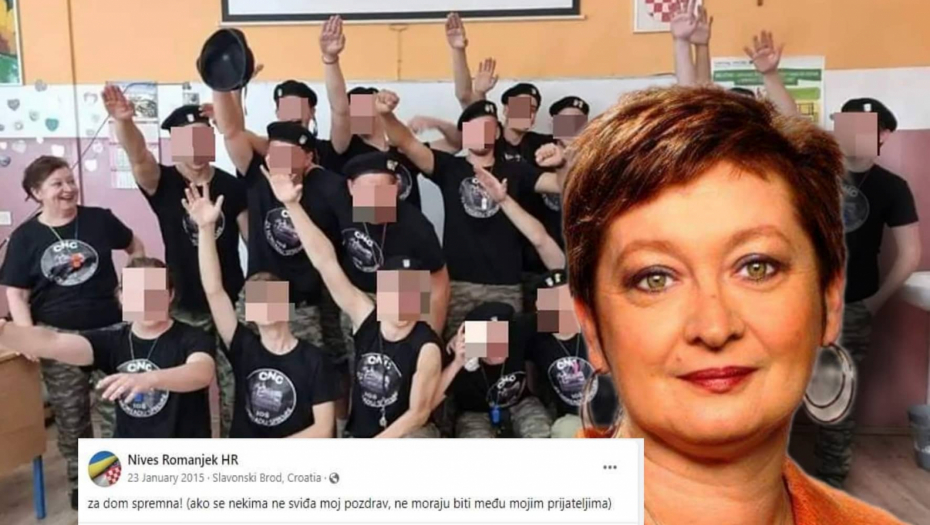 NE KRIJE SVOJE USTAŠTVO Pogledajte Fejsbuk profil profesorke iz Broda: ZDS, Tompson, Kolinda ...