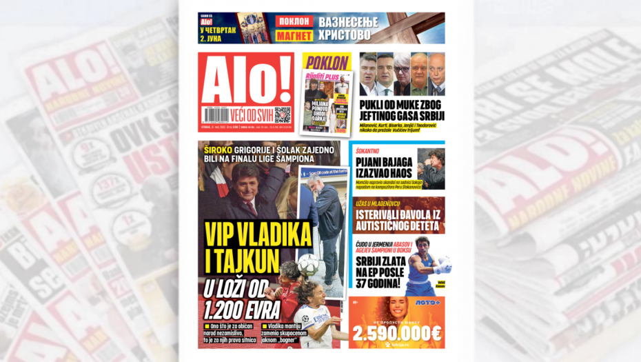 VIP VLADIKA I TAJKUN U LOŽI OD 1.200 EVRA Grigorije i Šolak zajedno bili na finalu Lige šampiona