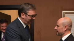 PREDSEDNIK SE SASTAO SA IZVESTIOCEM EVROPSKOG PARLAMENTA ZA SRBIJU Konstruktivna razmena mišljenja predsednika Vučića sa Vladom Bilčikom