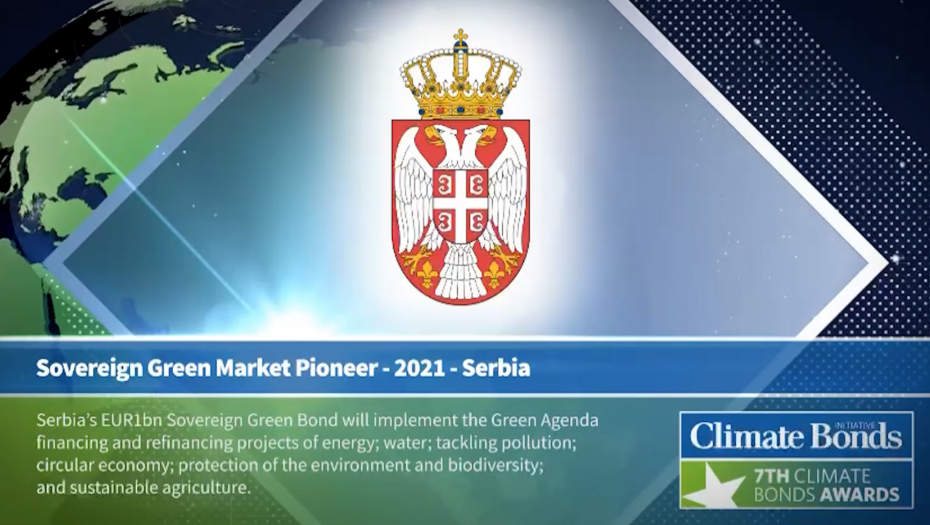MINISTAR SINIŠA MALI SAOPŠTIO VELIKU VEST: Srbija dobitnik nagrade Pionir u oblasti zelenog finansiranja u 2021. (VIDEO)