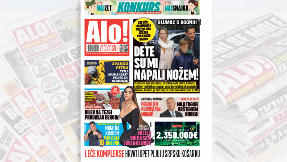 GLUMAC U AGONIJI Sin Saše Joksimovića doživeo strašno vršnjačko nasilje u školi