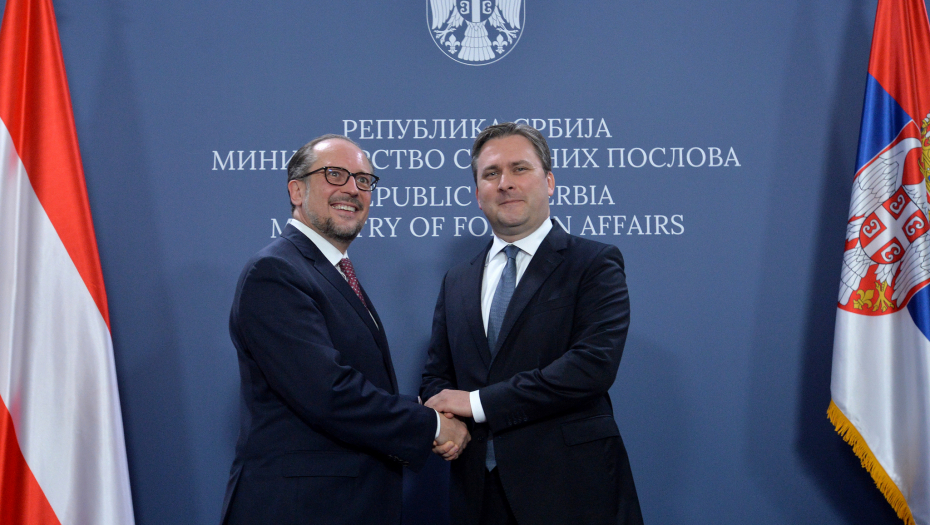 SELAKOVIĆ SA ŠALENBERGOM Završen sastanak srpskog šefa diplomatije i austrijskog ministra za evropske i međunarodne poslove (VIDEO)