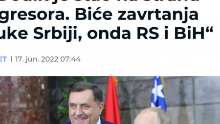 SVAKO JE NEVIN DOK SE NE DOKAŽE DA JE SRBIN Novi napadi tabloidnih medija u Srbiji i Federaciji na Beograd (FOTO)