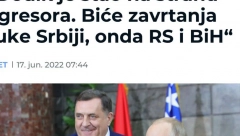 SVAKO JE NEVIN DOK SE NE DOKAŽE DA JE SRBIN Novi napadi tabloidnih medija u Srbiji i Federaciji na Beograd (FOTO)