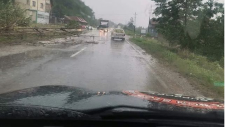 APOKALIPTIČNE SCENE NA ULICAMA BEOGRADA Automobili zaglavljeni u bujicama, stablo palo na kuću, oluja nosi sve pred sobom (VIDEO)