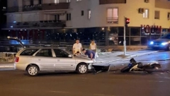UŽASNA SAOBRAĆAJNA NESREĆA U BEOGRADU Hitna pomoć intervenisala, povređen motociklista (FOTO)