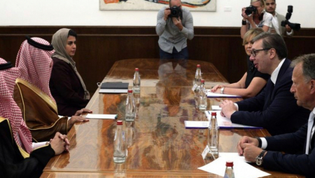 VAŽAN SASTANAK Vučić ugostio ministra turizma Kraljevine Saudijske Arabije (FOTO)