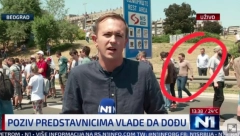 POLITIČKI PROTEST NA DELU Na blokadu došli i Jeremićevci - Stefan Jovanović i Miroslav Aleksić