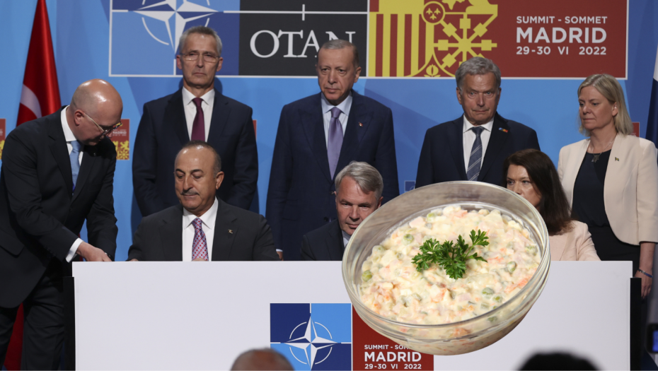 RUSKA SALATA PREKRŠTENA Evo kako se sada zove, neobičan preokret u NATO restoranu u Madridu